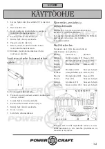 Предварительный просмотр 12 страницы Power Craft 10653 Instruction Manual