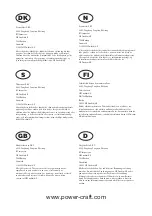 Preview for 2 page of Power Craft 11544 Instruction Manual