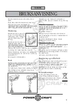 Предварительный просмотр 6 страницы Power Craft 11544 Instruction Manual