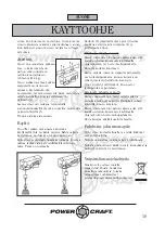 Предварительный просмотр 10 страницы Power Craft 11544 Instruction Manual