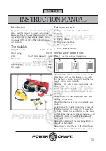 Предварительный просмотр 11 страницы Power Craft 11544 Instruction Manual