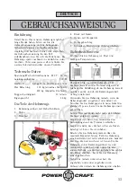 Предварительный просмотр 13 страницы Power Craft 11544 Instruction Manual