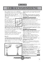 Preview for 14 page of Power Craft 11544 Instruction Manual