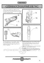 Предварительный просмотр 25 страницы Power Craft 26182 Instruction Manual