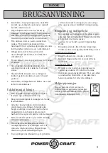 Предварительный просмотр 5 страницы Power Craft 33331 Instruction Manual