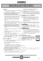 Предварительный просмотр 13 страницы Power Craft 33331 Instruction Manual