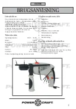 Предварительный просмотр 3 страницы Power Craft 44000 Instruction Manual