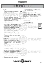 Preview for 14 page of Power Craft 44000 Instruction Manual