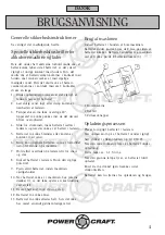 Предварительный просмотр 4 страницы Power Craft 4500 Instruction Manual