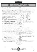 Предварительный просмотр 8 страницы Power Craft 4500 Instruction Manual