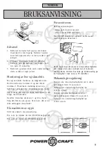 Предварительный просмотр 9 страницы Power Craft 4500 Instruction Manual