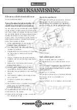 Предварительный просмотр 12 страницы Power Craft 4500 Instruction Manual