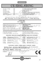 Preview for 29 page of Power Craft 4500 Instruction Manual