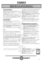 Preview for 8 page of Power Craft 47000 Instruction Manual