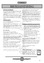 Предварительный просмотр 11 страницы Power Craft 47000 Instruction Manual