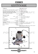 Preview for 12 page of Power Craft 47000 Instruction Manual