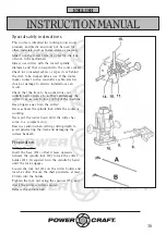 Preview for 16 page of Power Craft 47000 Instruction Manual