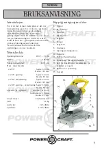 Предварительный просмотр 7 страницы Power Craft 48000 Instruction Manual