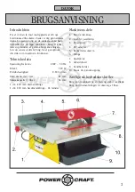 Preview for 3 page of Power Craft 50355 Instruction Manual