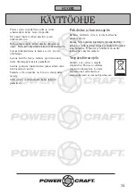 Preview for 14 page of Power Craft 50355 Instruction Manual