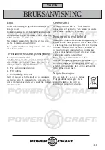 Предварительный просмотр 11 страницы Power Craft 54180 Instruction Manual