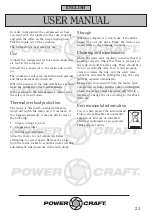 Preview for 23 page of Power Craft 54180 Instruction Manual