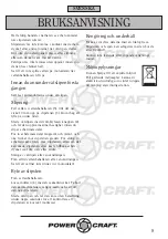 Предварительный просмотр 8 страницы Power Craft 54479 Instruction Manual