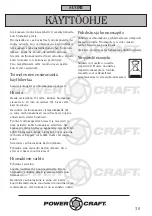 Предварительный просмотр 10 страницы Power Craft 54479 Instruction Manual