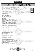 Preview for 12 page of Power Craft 54479 Instruction Manual