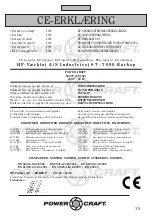 Preview for 15 page of Power Craft 54479 Instruction Manual