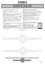 Preview for 10 page of Power Craft 54480 Instruction Manual