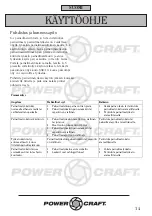 Preview for 14 page of Power Craft 54839 Instruction Manual