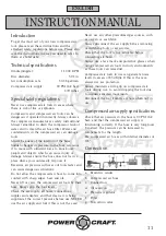 Preview for 11 page of Power Craft 54843 Instruction Manual