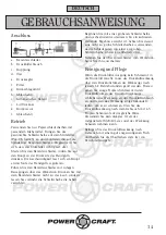 Предварительный просмотр 14 страницы Power Craft 54843 Instruction Manual