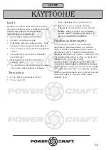 Предварительный просмотр 14 страницы Power Craft 54846 Instruction Manual