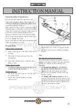 Preview for 16 page of Power Craft 55063 Instruction Manual