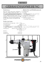 Preview for 18 page of Power Craft 55063 Instruction Manual