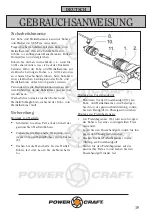 Preview for 19 page of Power Craft 55063 Instruction Manual