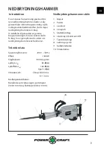 Preview for 3 page of Power Craft 55111 Manual