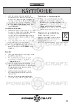 Предварительный просмотр 14 страницы Power Craft 55999 Instruction Manual