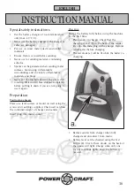 Предварительный просмотр 16 страницы Power Craft 55999 Instruction Manual