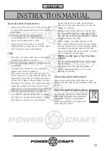 Preview for 12 page of Power Craft 56671 Instruction Manual