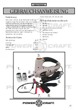 Предварительный просмотр 13 страницы Power Craft 56671 Instruction Manual