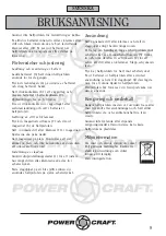 Предварительный просмотр 8 страницы Power Craft 59213 Instruction Manual