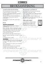 Предварительный просмотр 6 страницы Power Craft 60219 Instruction Manual