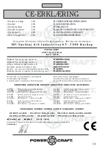 Preview for 15 page of Power Craft 60219 Instruction Manual