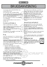 Предварительный просмотр 4 страницы Power Craft 62000 Instruction Manual