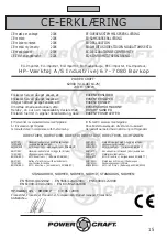 Preview for 15 page of Power Craft 62000 Instruction Manual