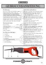 Preview for 18 page of Power Craft 65303 Instruction Manual