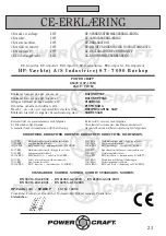 Preview for 23 page of Power Craft 65303 Instruction Manual